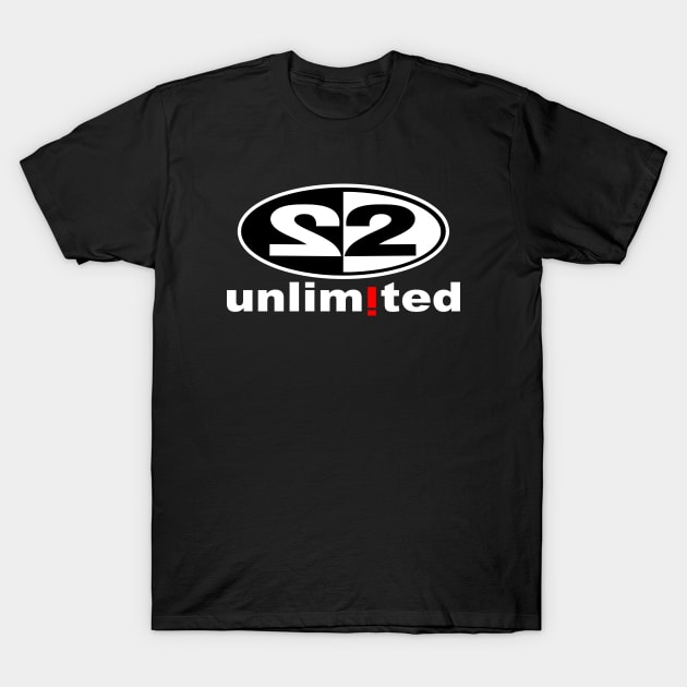 2 UNLIMITED - dance music 90s T-Shirt by BACK TO THE 90´S